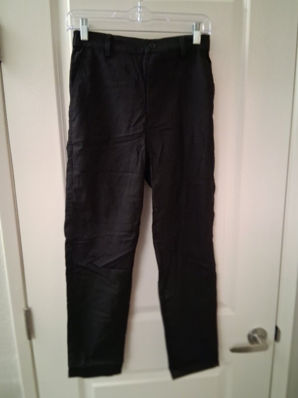 Coofandy Men's Slim Fit Casual Chino Pants Black XS